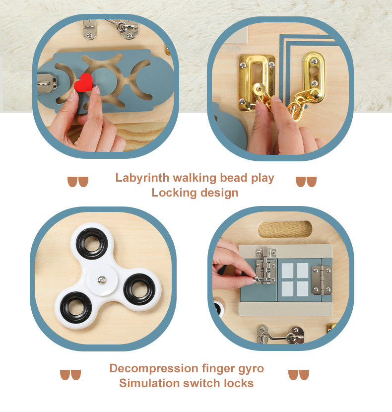 MESSI Wooden Busy Board