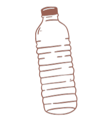 plastic bottles removed