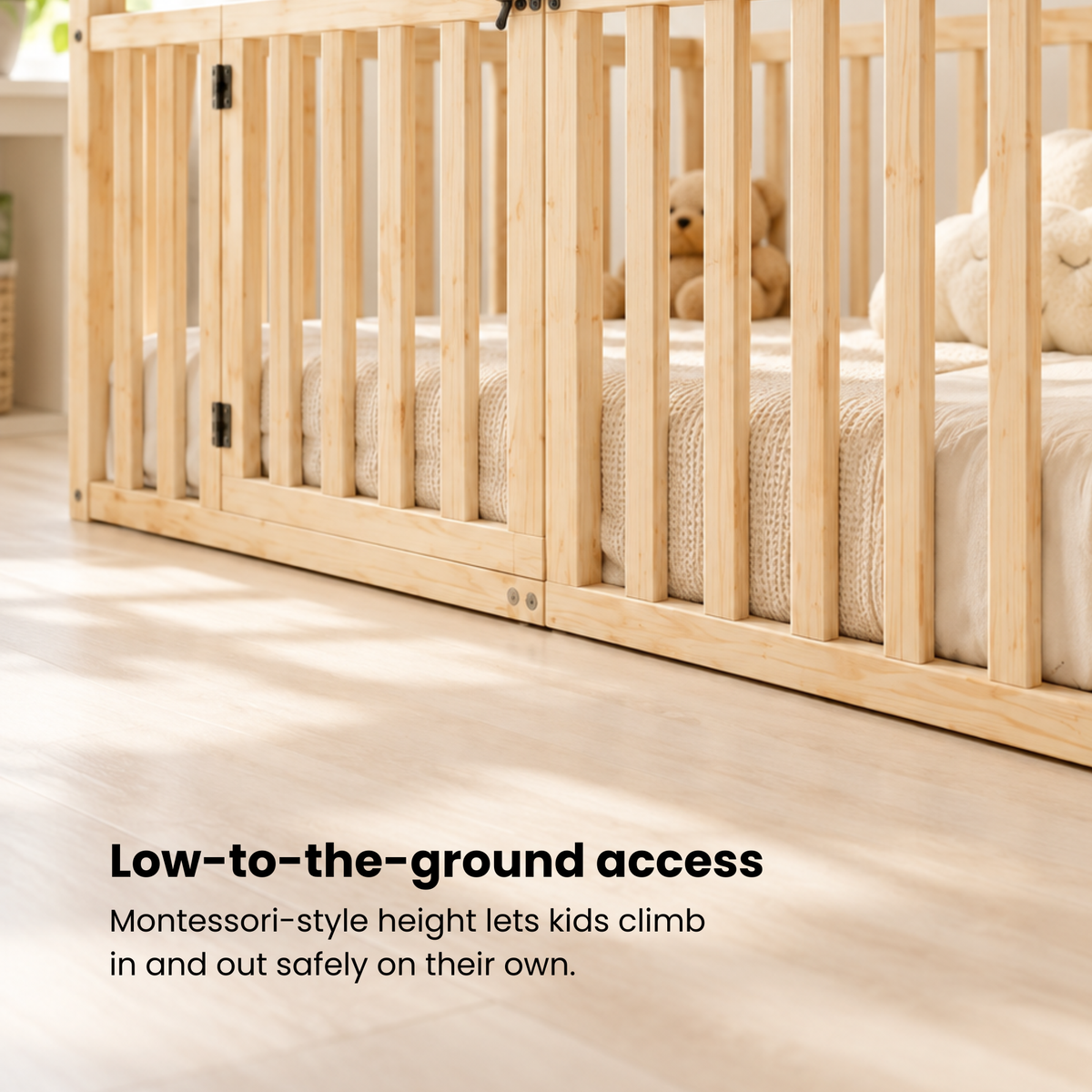 KAI House Bed with High Railings