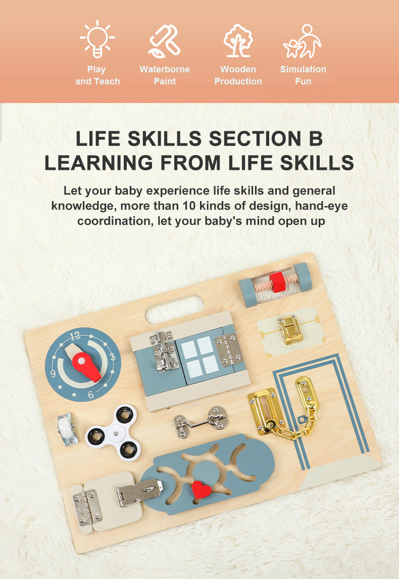 MESSI Wooden Busy Board