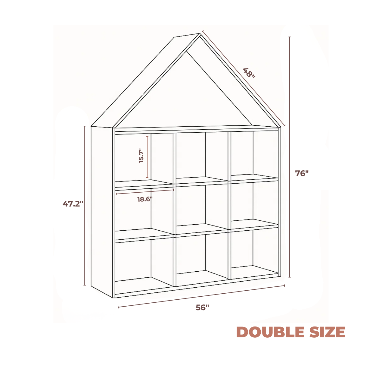 ARY HOUSE BOOKSHELF [PREORDER]