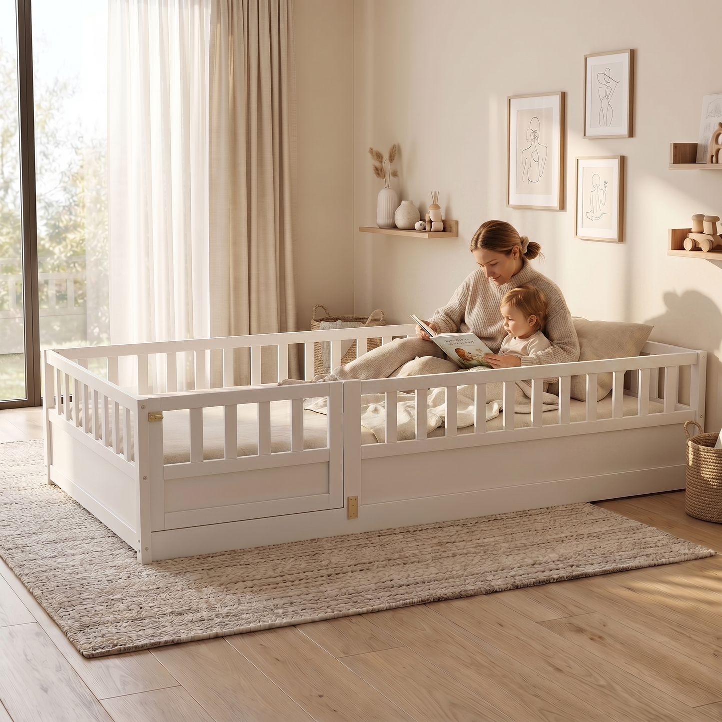 AKI Montessori Floor Bed - Twin Size