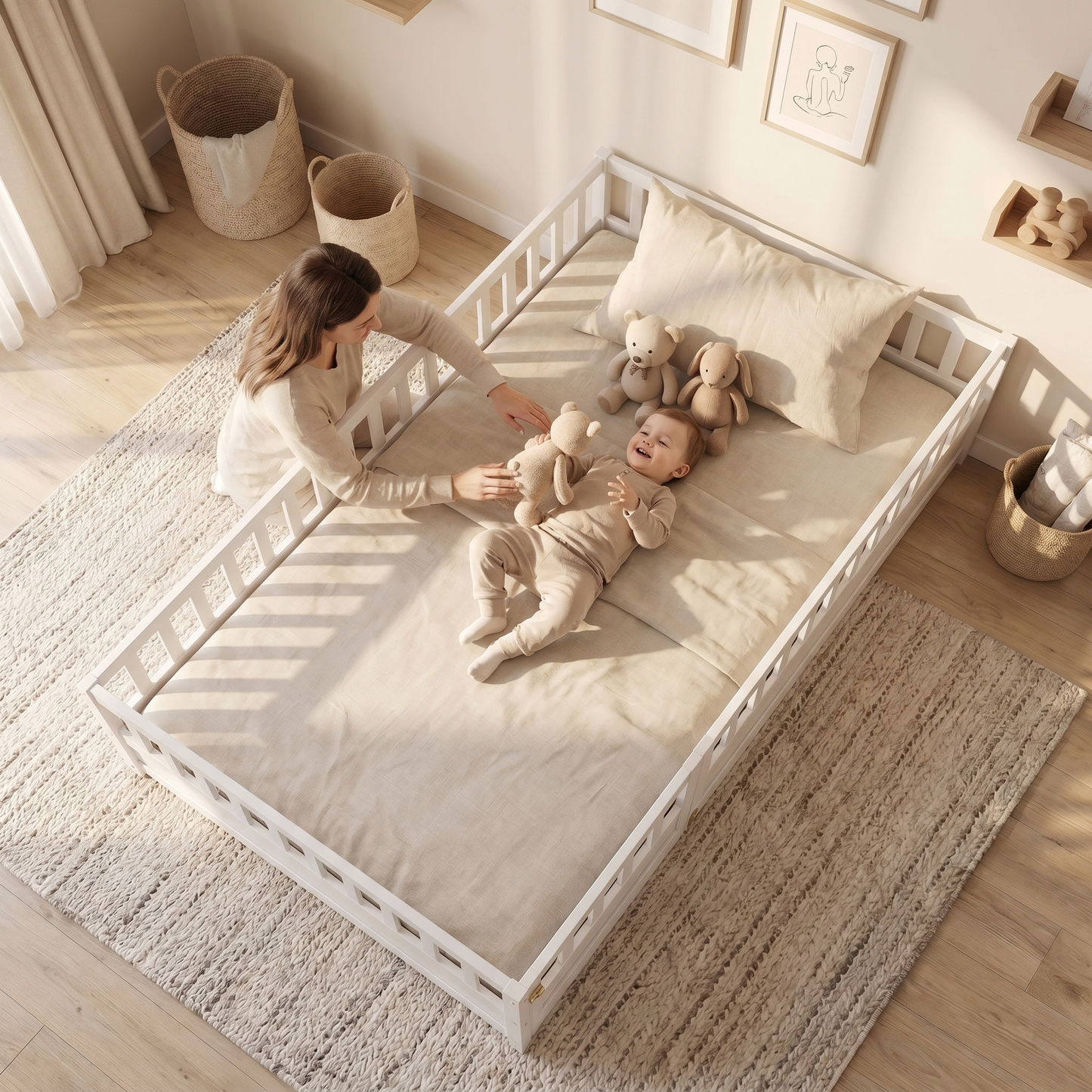 AKI Montessori Floor Bed - Twin Size