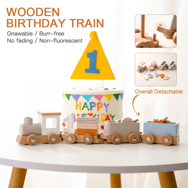 MESSI Wooden Train Block Set