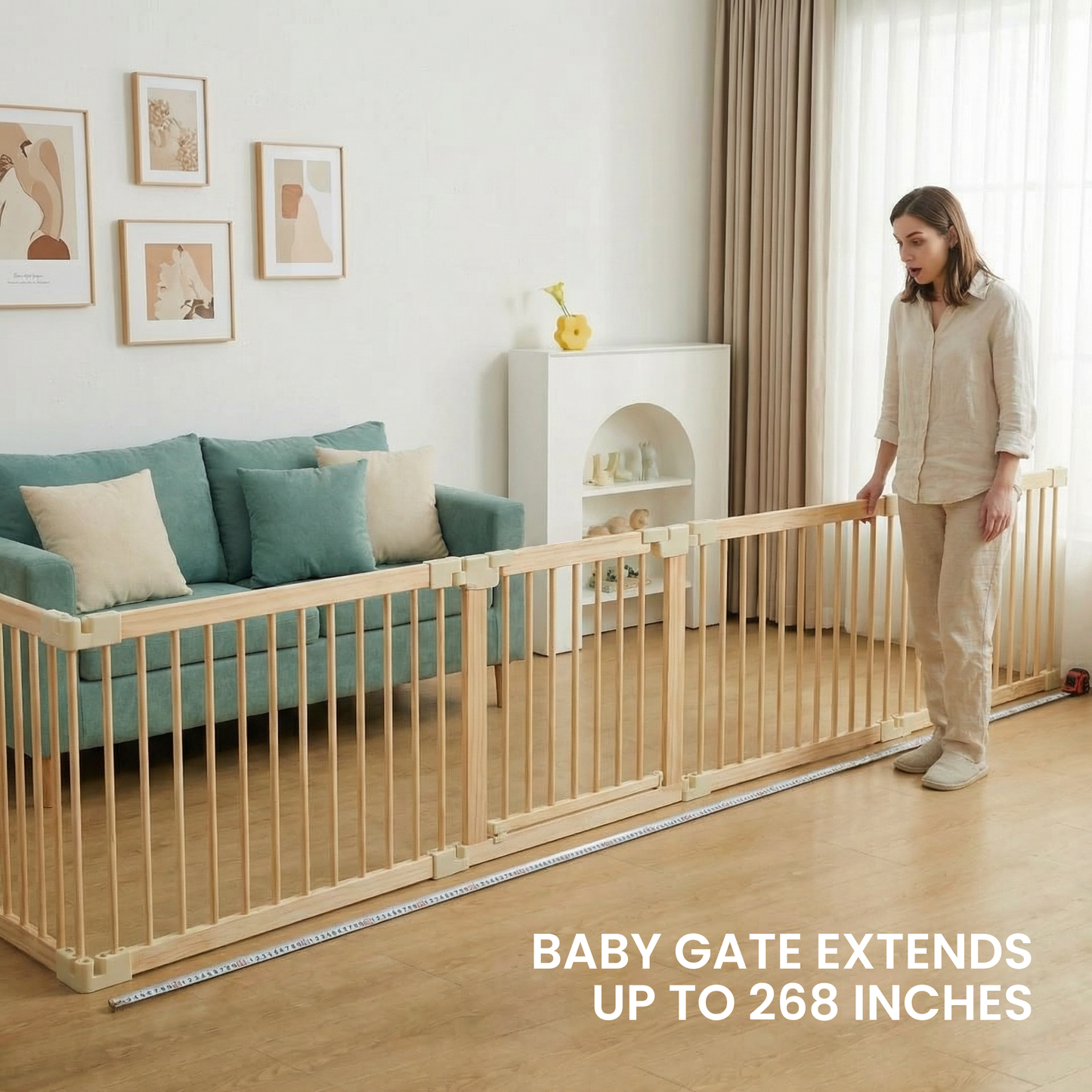 MESSI Wooden Playpen