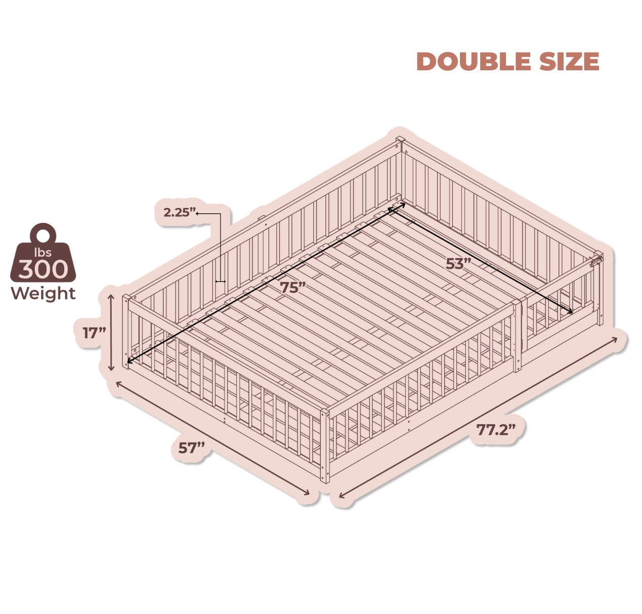 DREAM RAFT MONTESSORI NATURAL FLOOR BED FOR KIDS – Mimi Beds