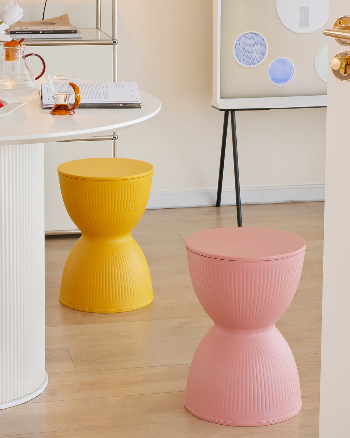 Stripe Rainbow Stool