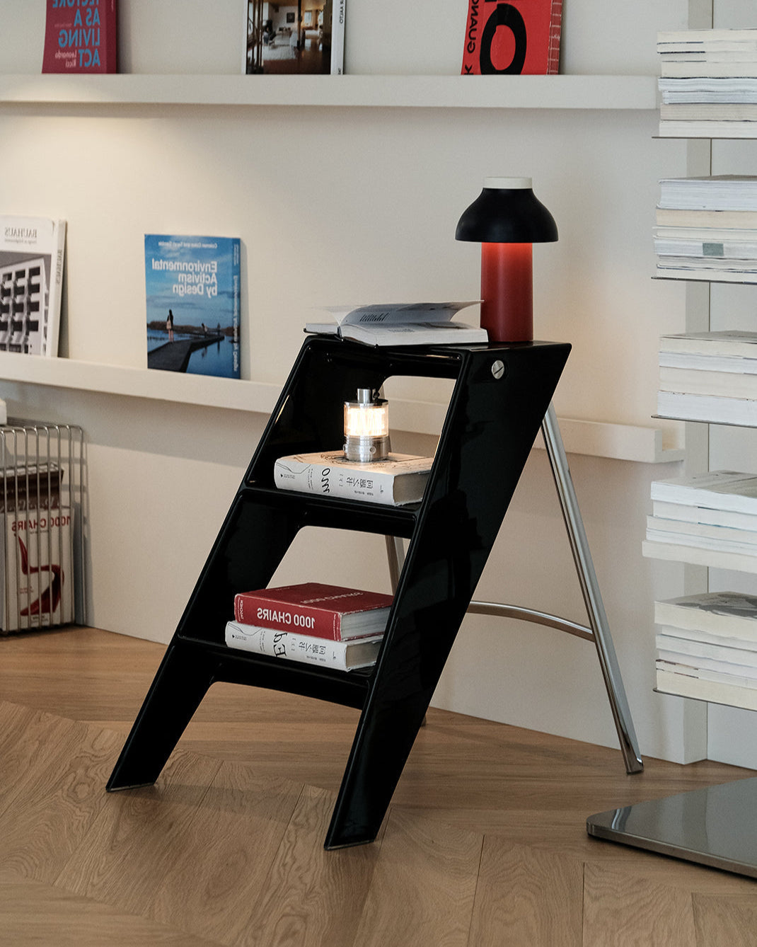Foldable Ladder Shelf