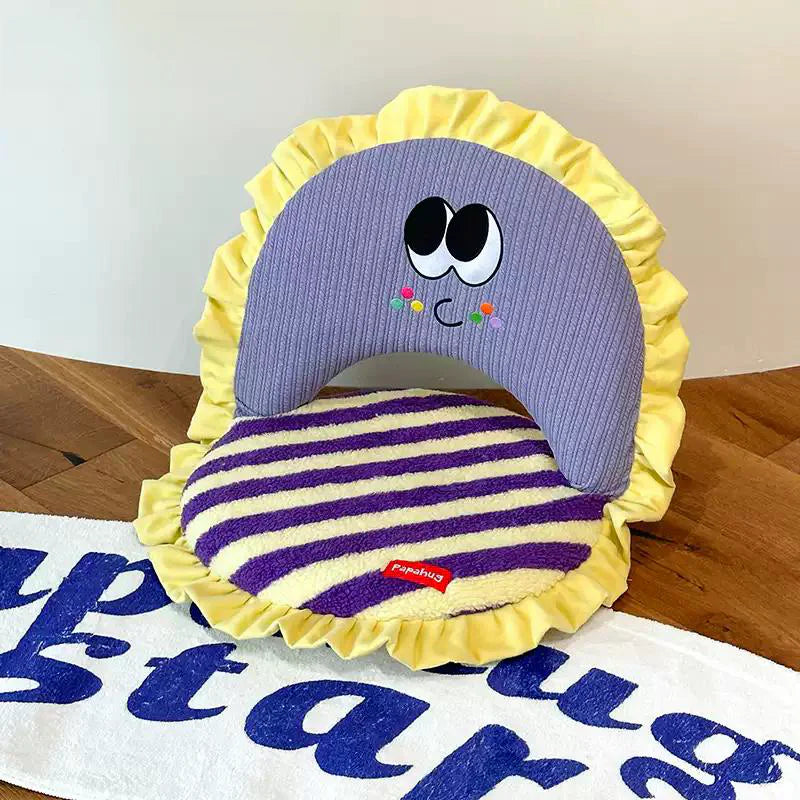 Stripe Adjustable Floor Folding Sofa