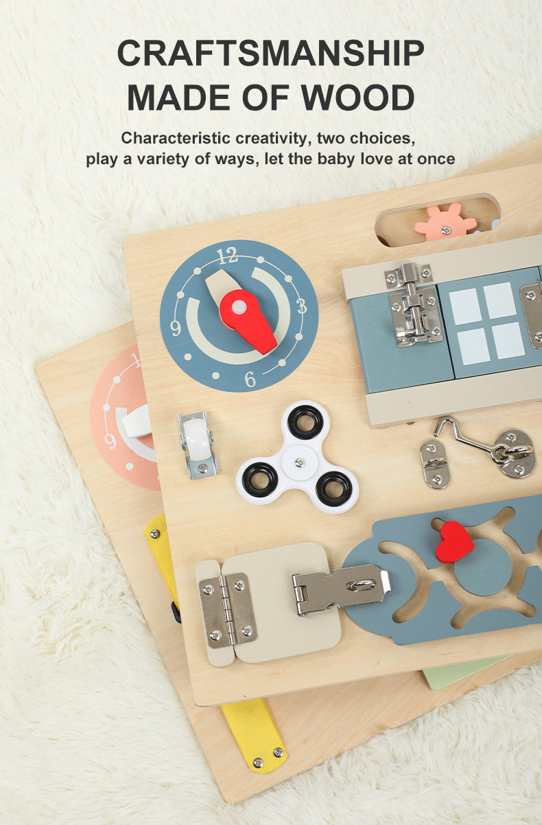 MESSI Wooden Busy Board