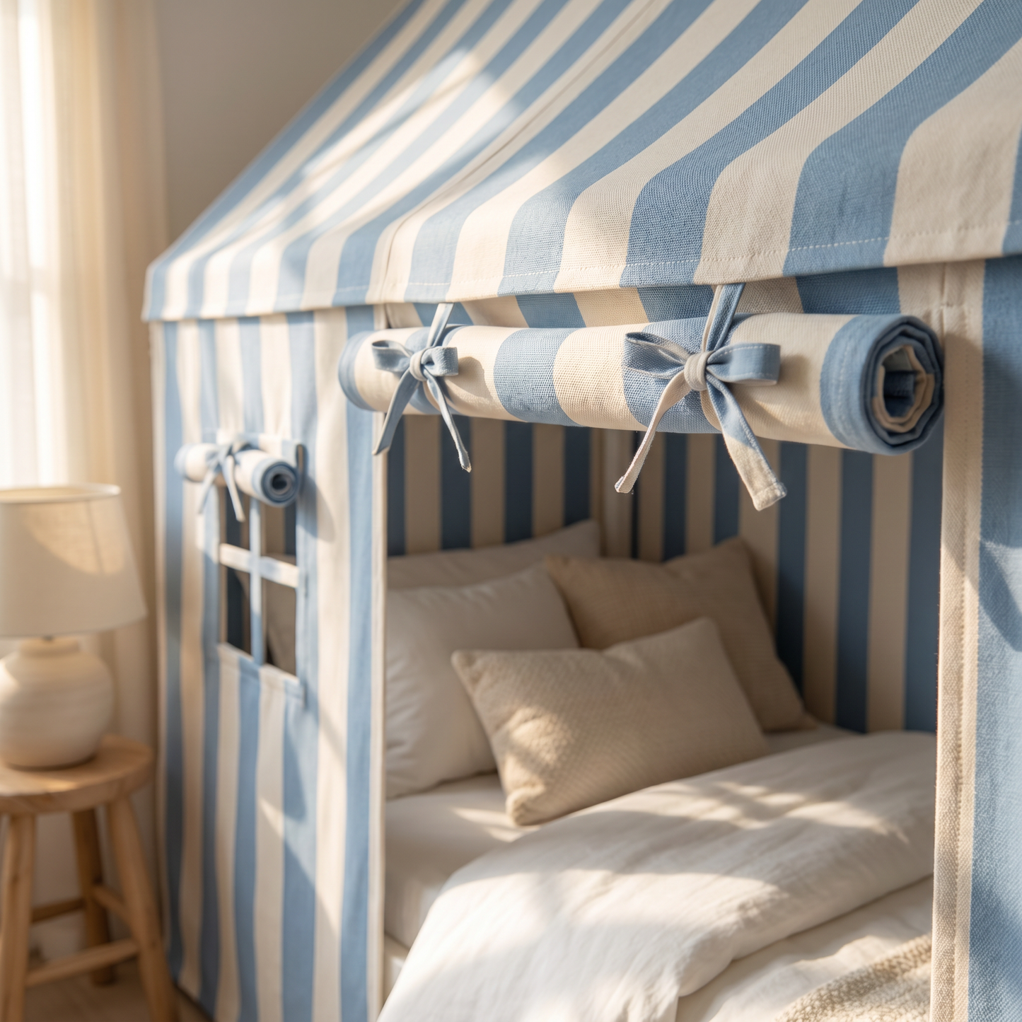 ARY House Bed Stripped Canopy