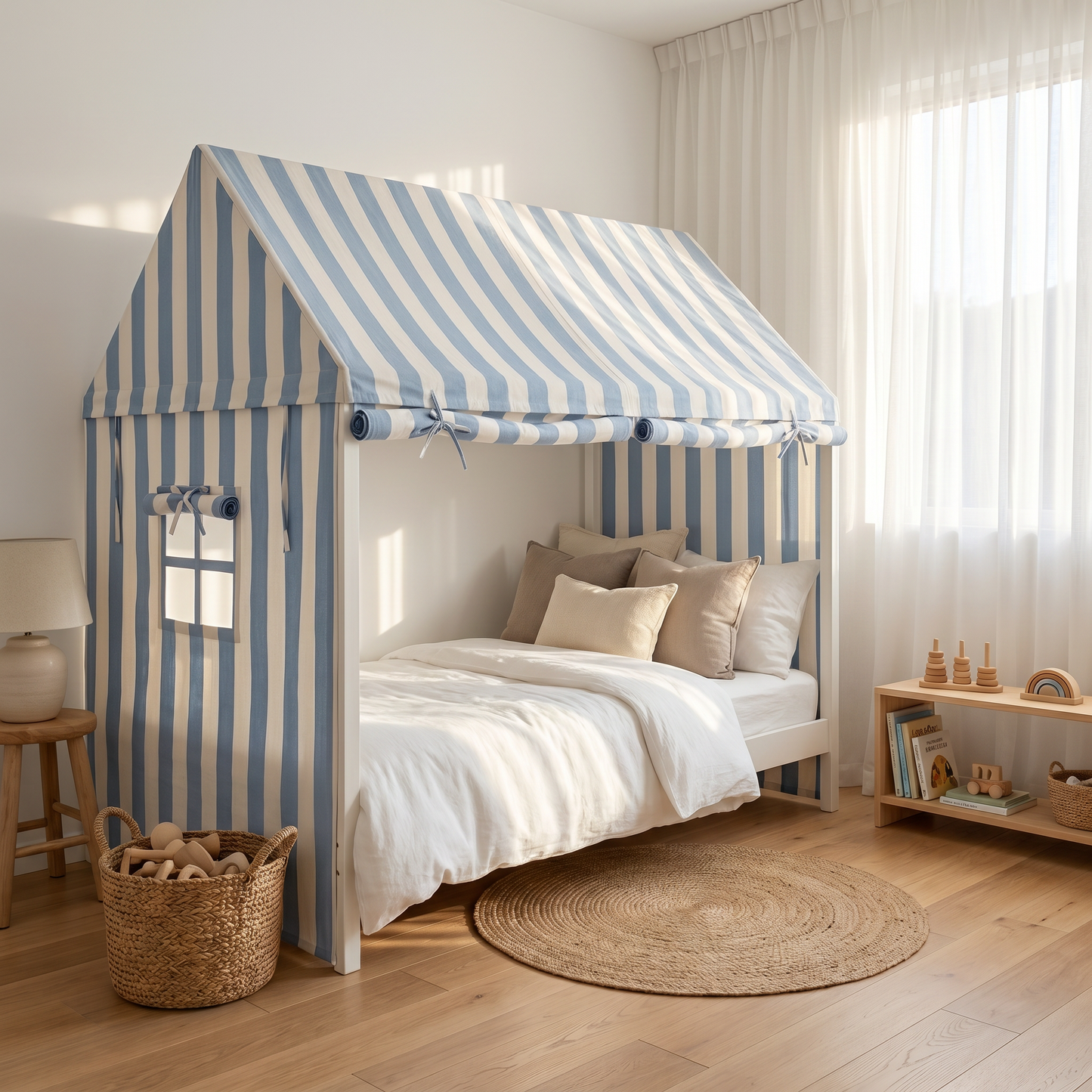 ARY House Bed Stripped Canopy