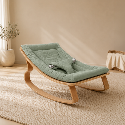 Cubby Wooden Baby Rocker