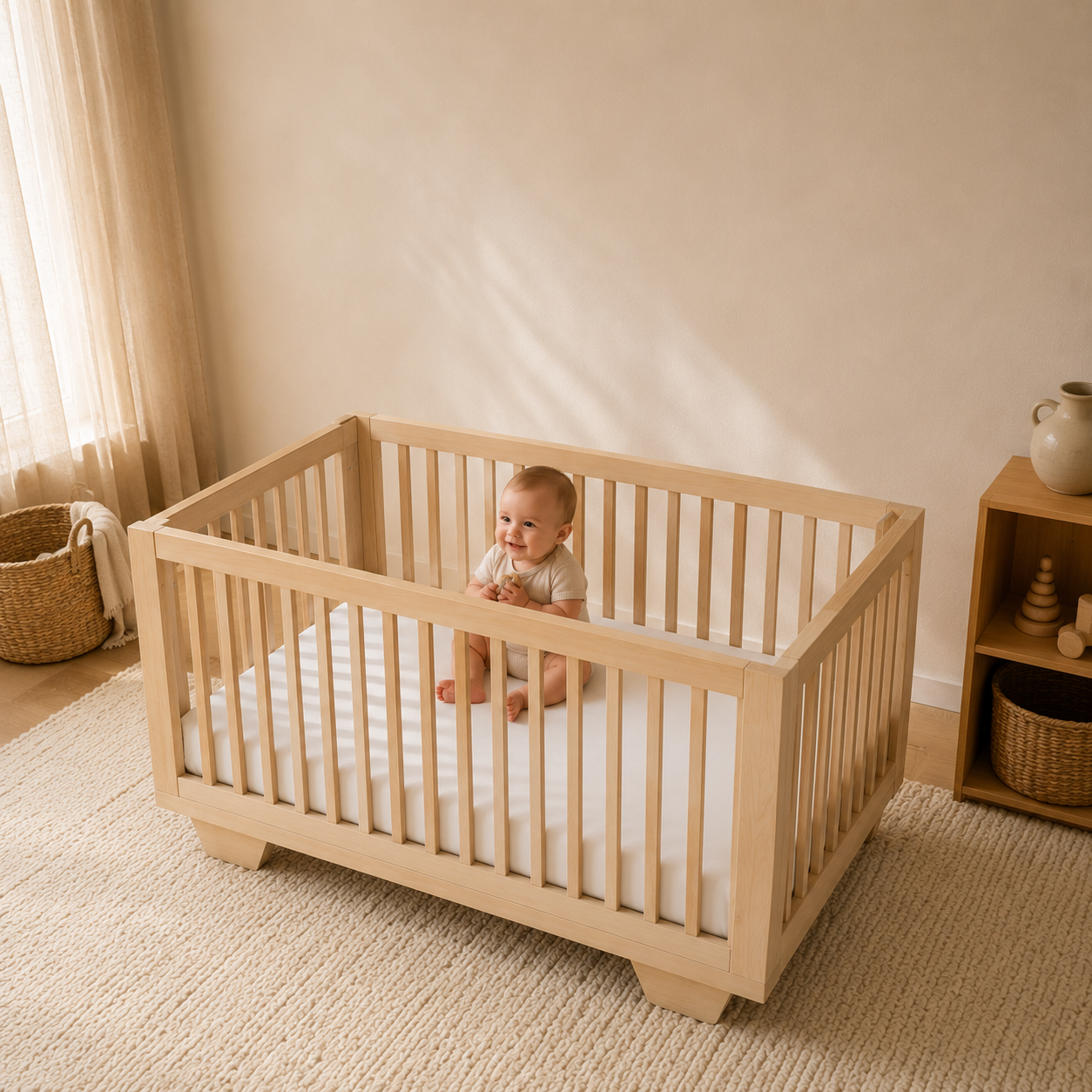 Sprout 8-in-1 Convertible Crib & Cradle