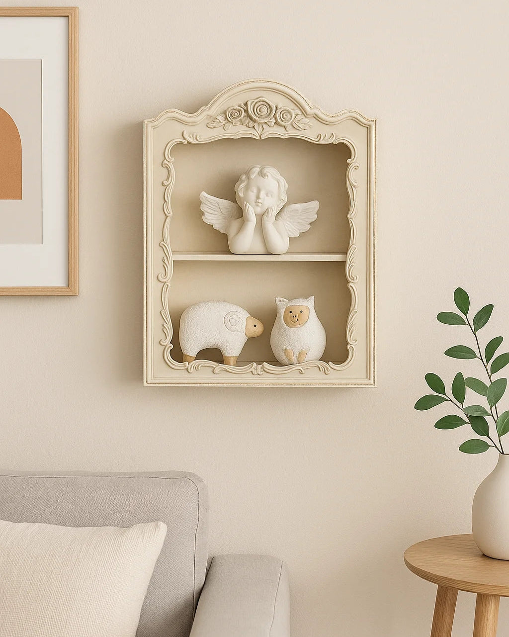 Retro French Storage Shelf