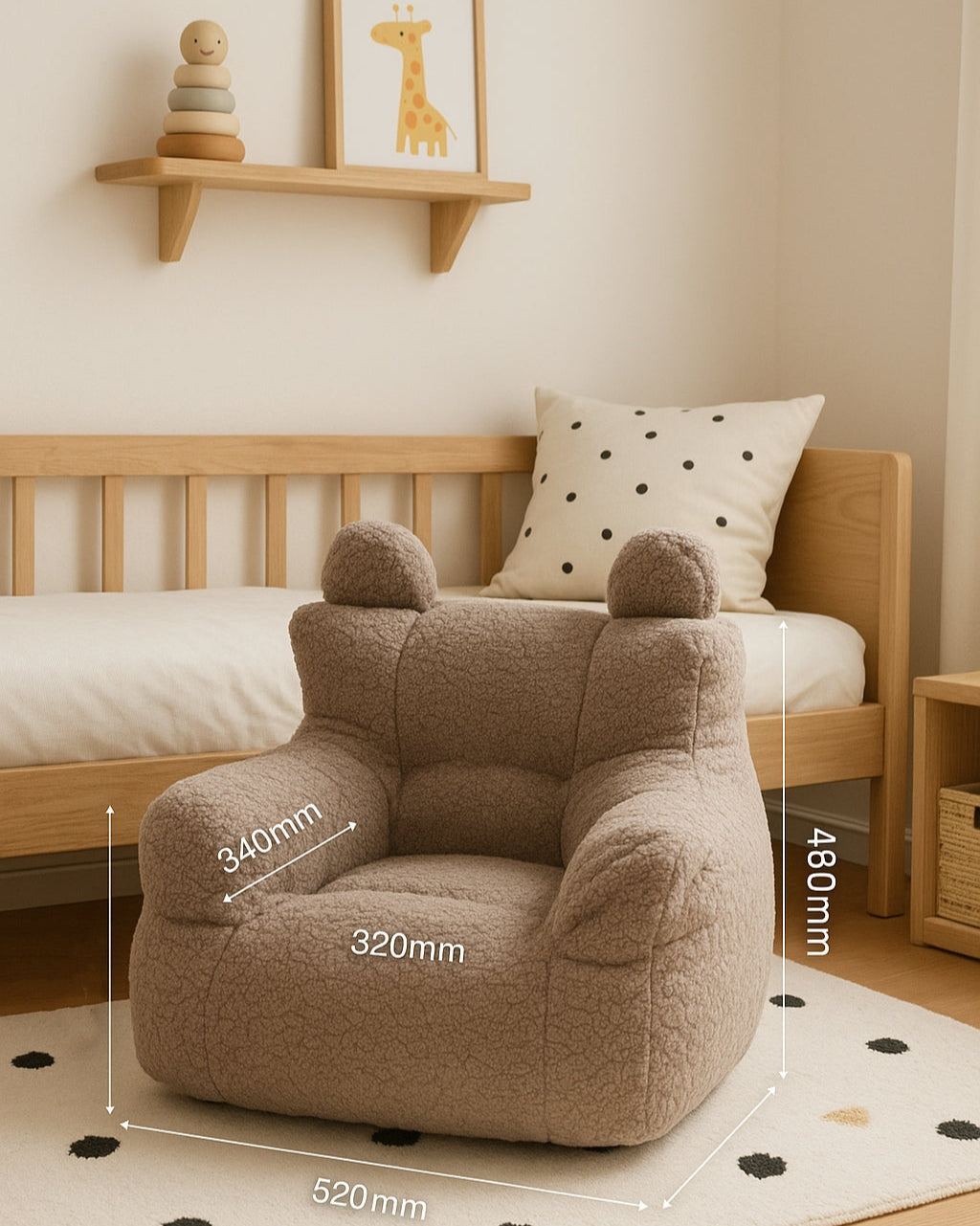 Bear Shaped Lazy Sofa Bean Bag