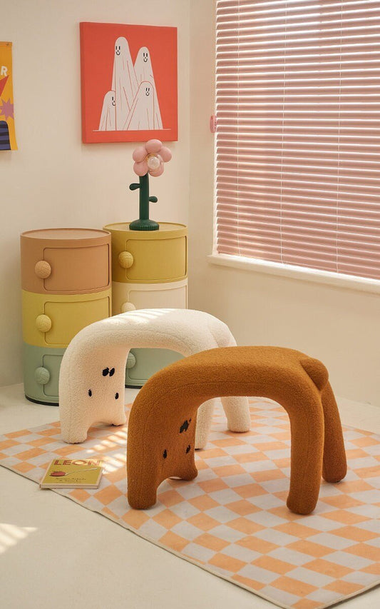 Adorable Cat Face Stool
