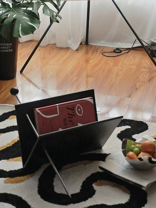 V-Shaped Modern Magazine Rack