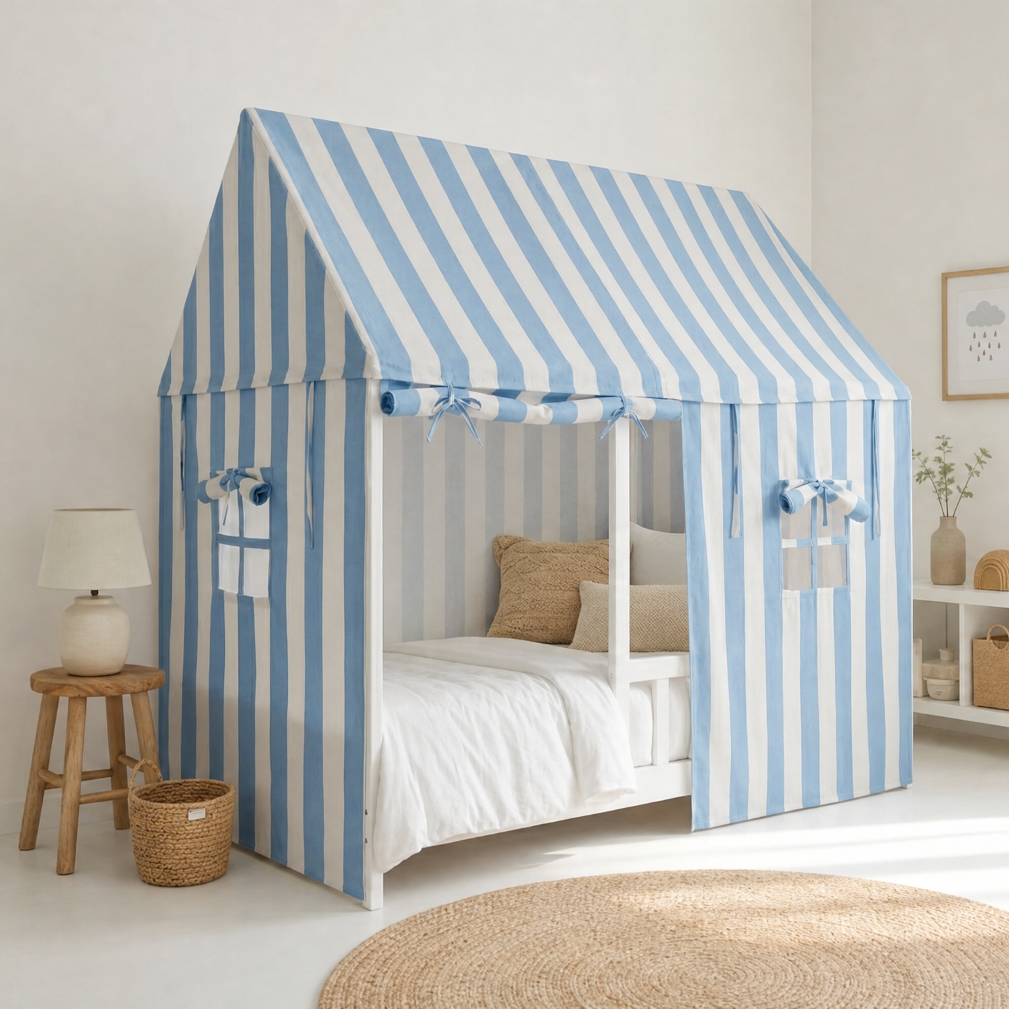 ARY House Bed Stripped Canopy