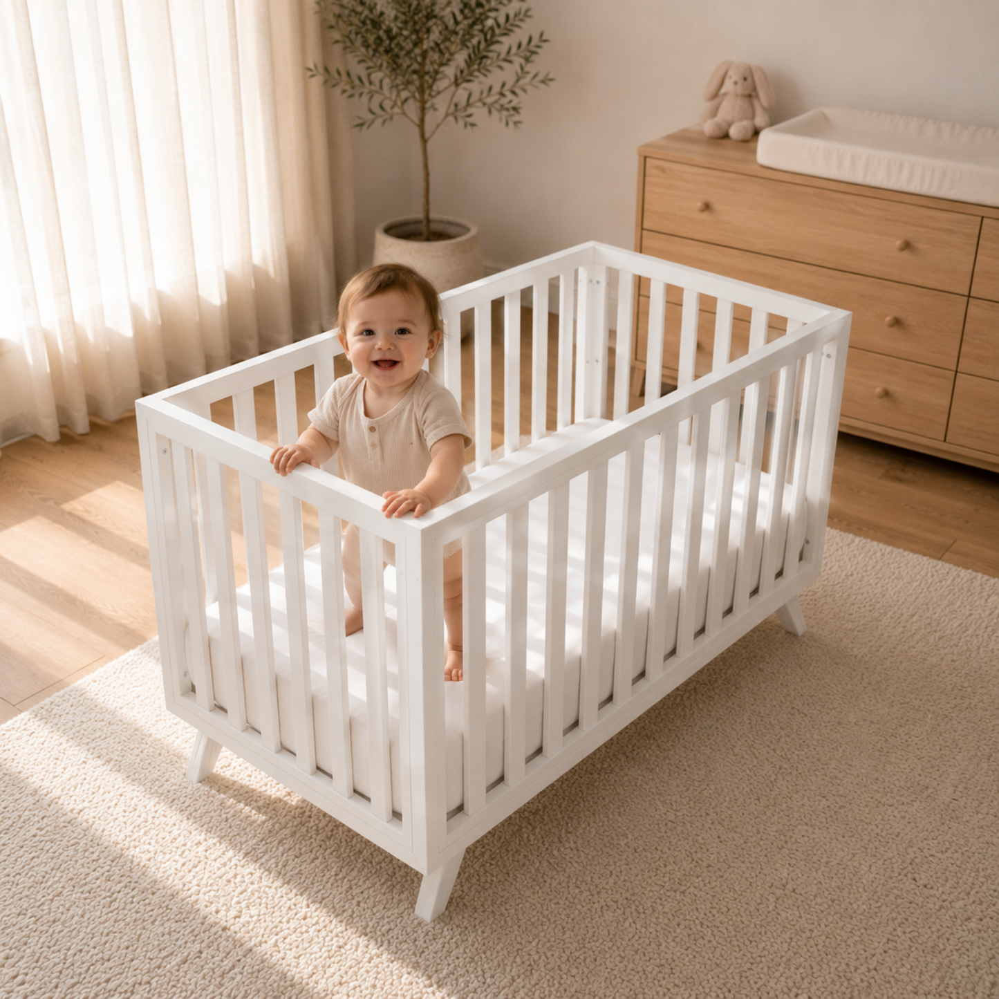 Cubby Crib 3-in-1 Convertible Crib
