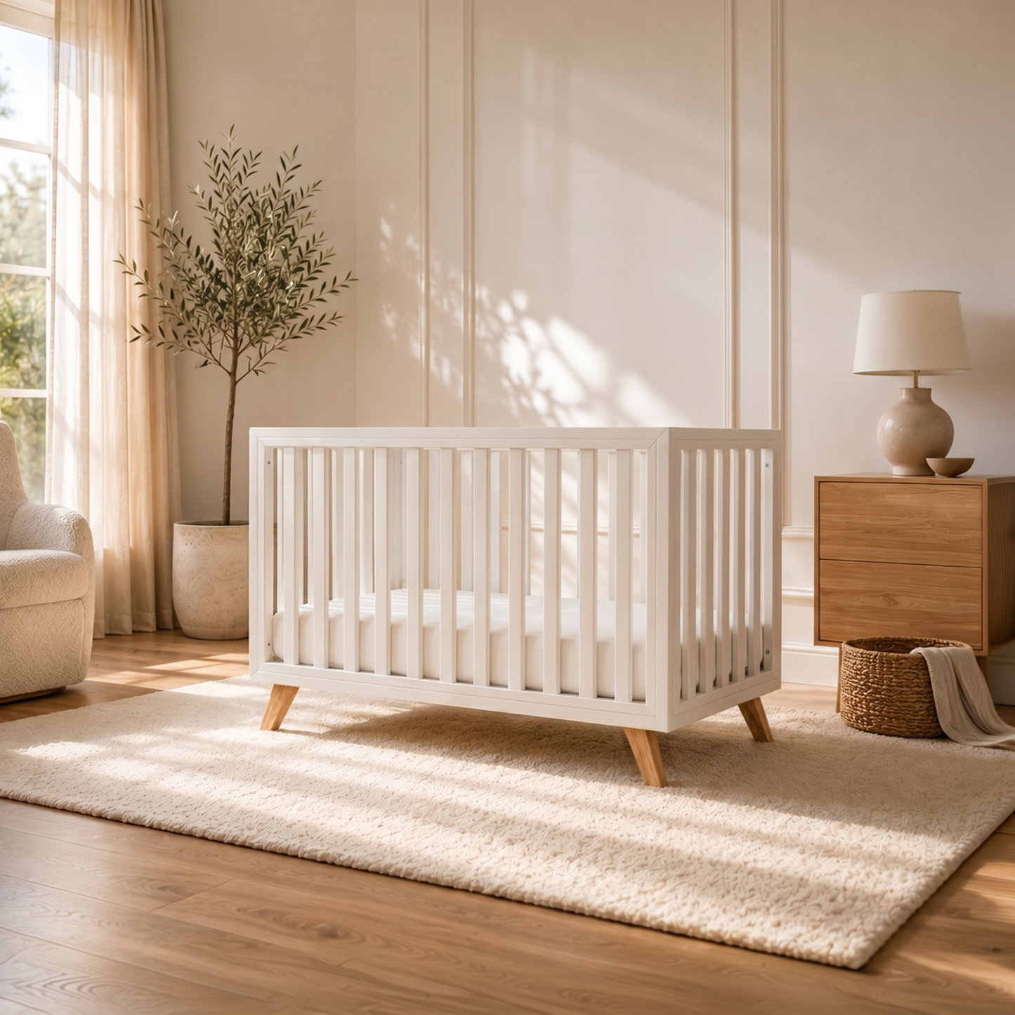 Cubby Crib 3-in-1 Convertible Crib