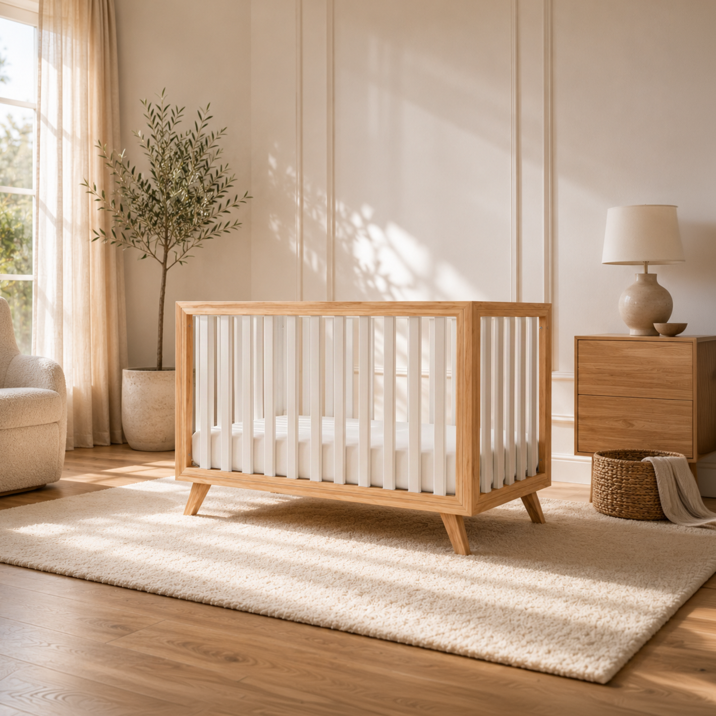 Cubby Crib 3-in-1 Convertible Crib